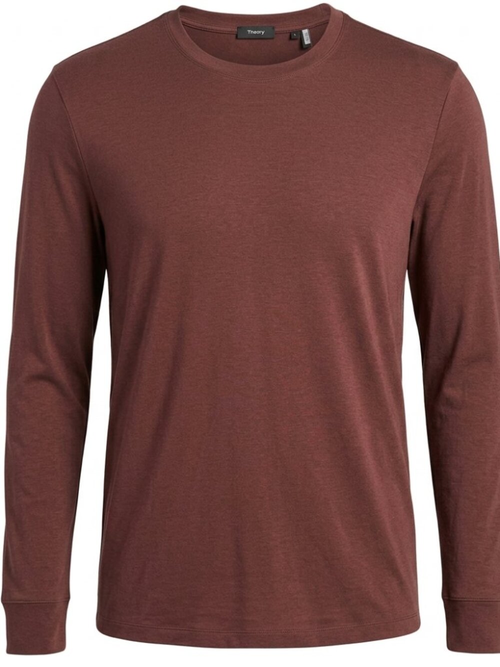 Theory Men's Essential Long Sleeve Tee Anemone Modal Jersey in Size XL